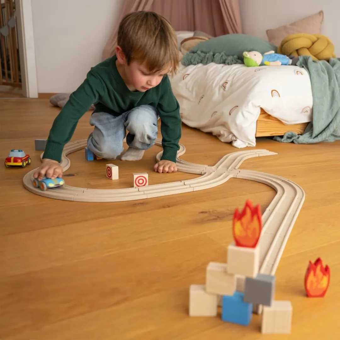 Haba Küllerbu Mijn Eerste Racebaan - 29 Delen - afbeelding 6 van 6