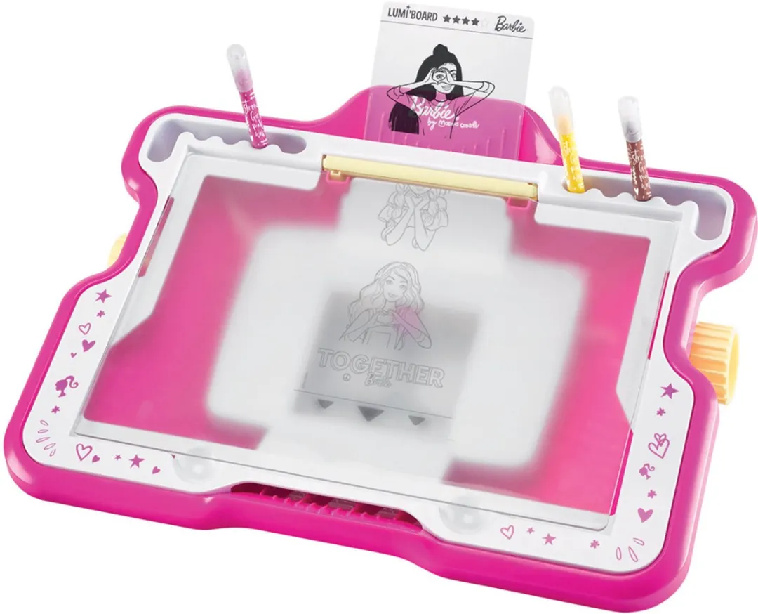 Maped Barbie Tekenlichtbord - Roze/Wit