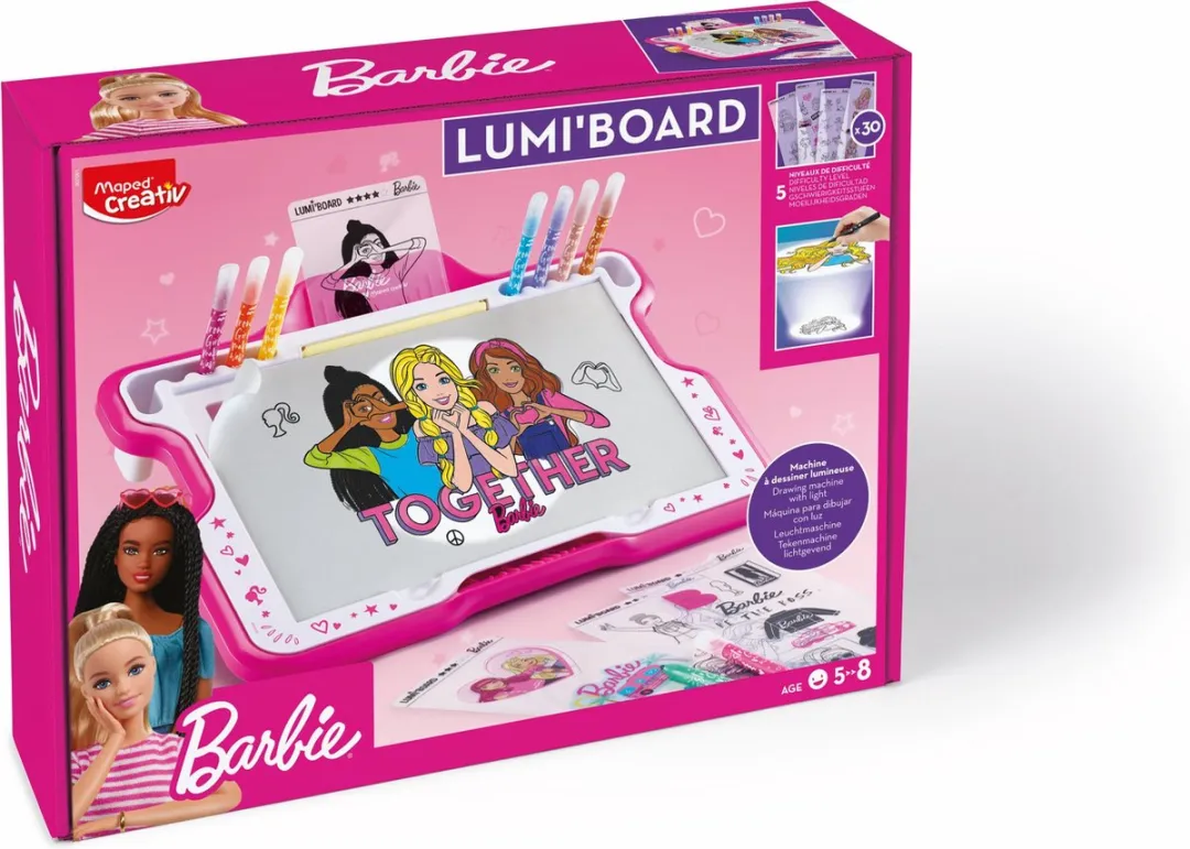 Maped Barbie Tekenlichtbord