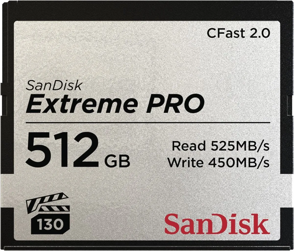 SanDisk Extreme PRO CFast SDCFSP-512G-G46D