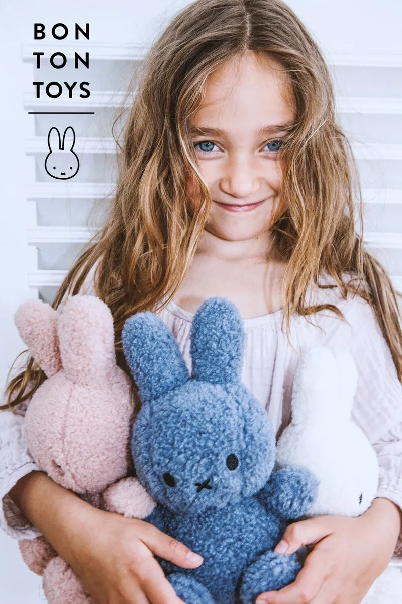 Bon Ton Toys Nijntje Teddy Blauw - 33 cm