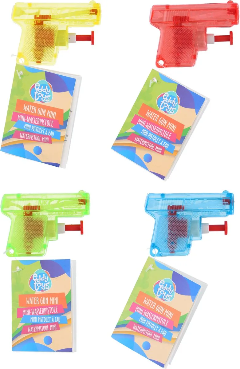 Eddy Toys Mini Waterpistool - 3+ Jaar - 1 Willekeurige Kleur