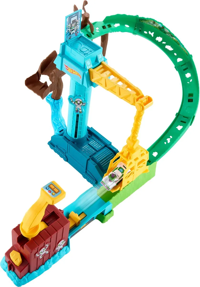 Hot Wheels Toy Story 5 Superstar Speeders Buzz Lightyear Baanset JLH42 - Meerkleurig