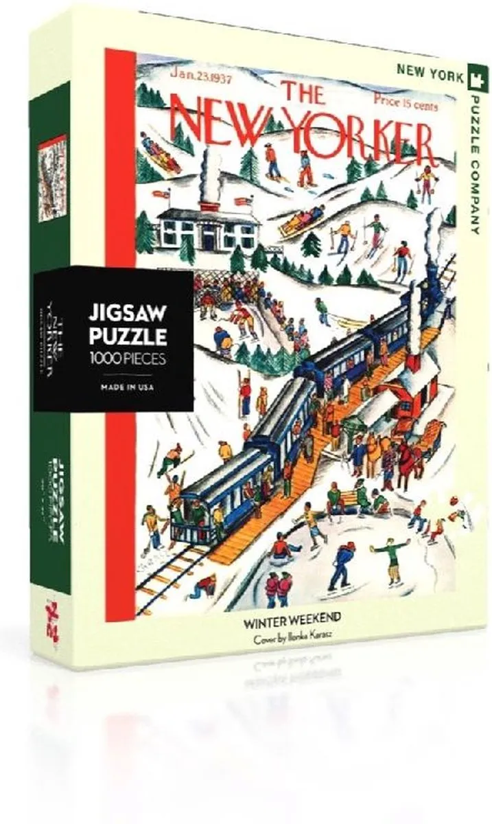 The New York Puzzle Company New Yorker Winter Weekend 1000 Stuks