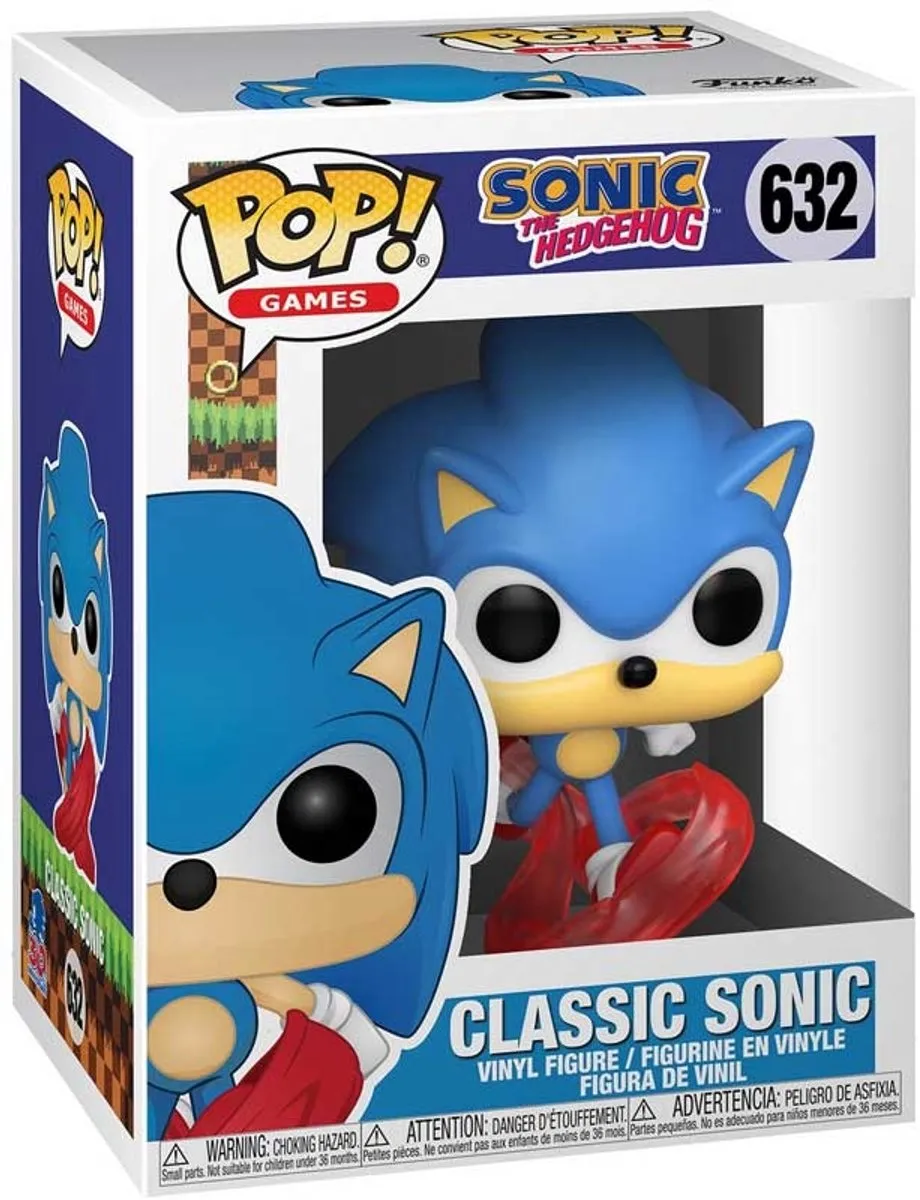 Funko Pop Games Sonic the Hedgehog Classic Sonic Running