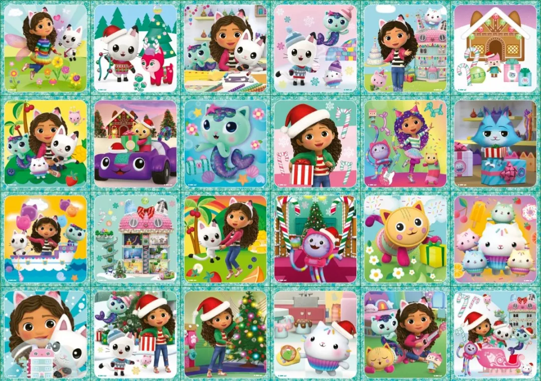Trefl Gabby's Poppenhuis Adventskalender - Meerkleurig