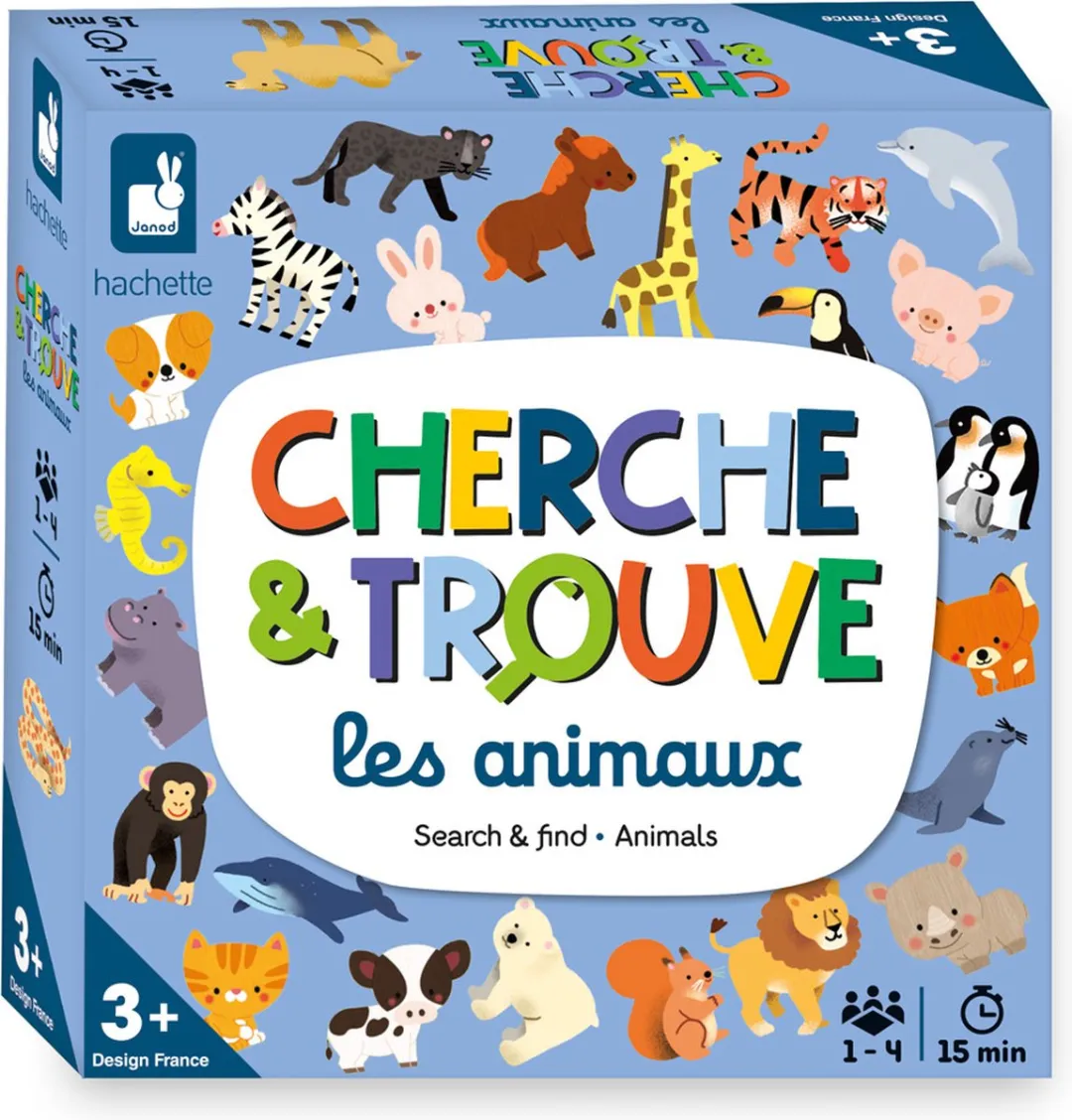 Janod Zoek En Vind Spel Dieren 2455