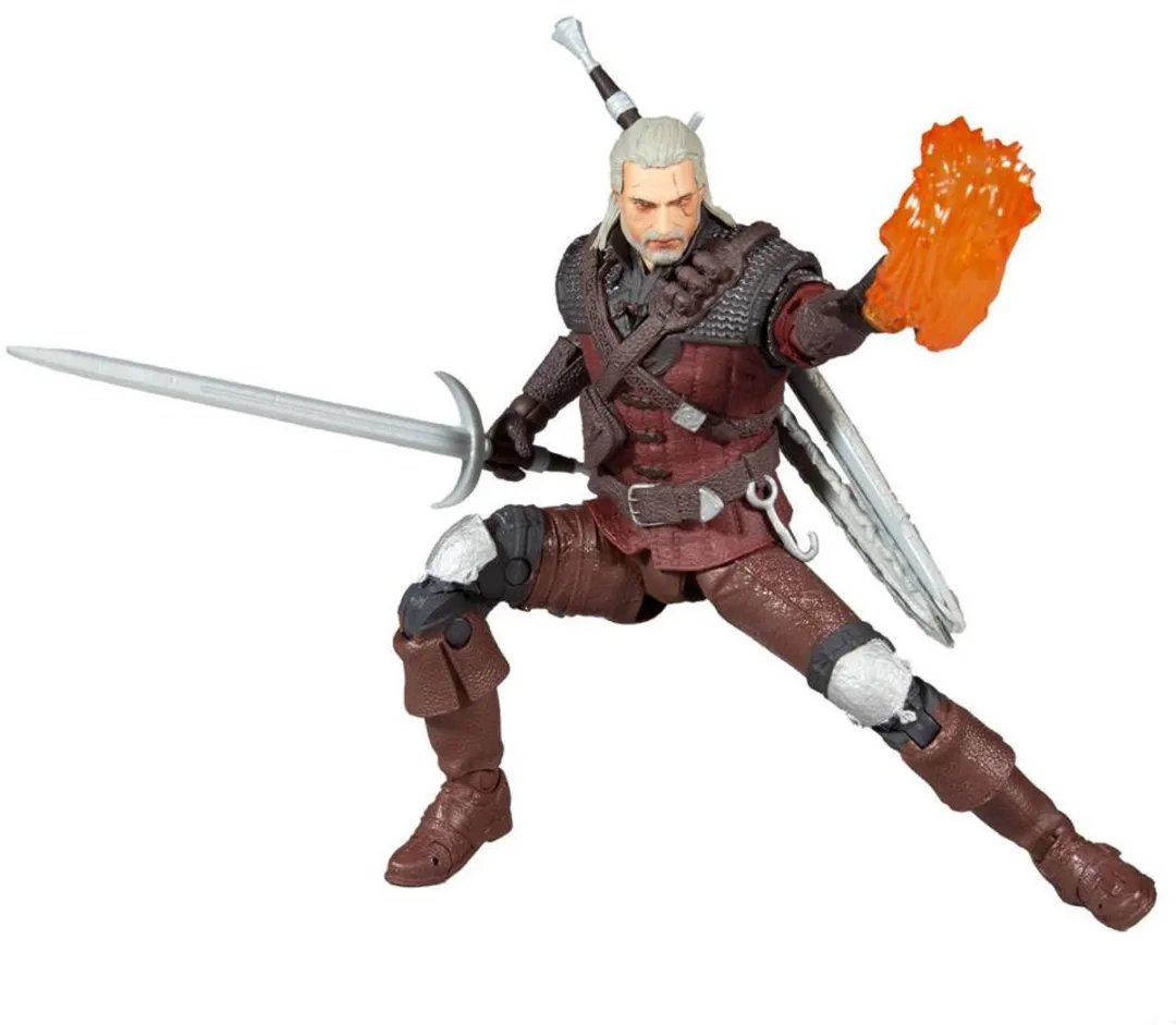 McFarlane Toys The Witcher 3 Geralt of Rivia Wolf Armor - Action Figure 18cm - Multi - afbeelding 6 van 6