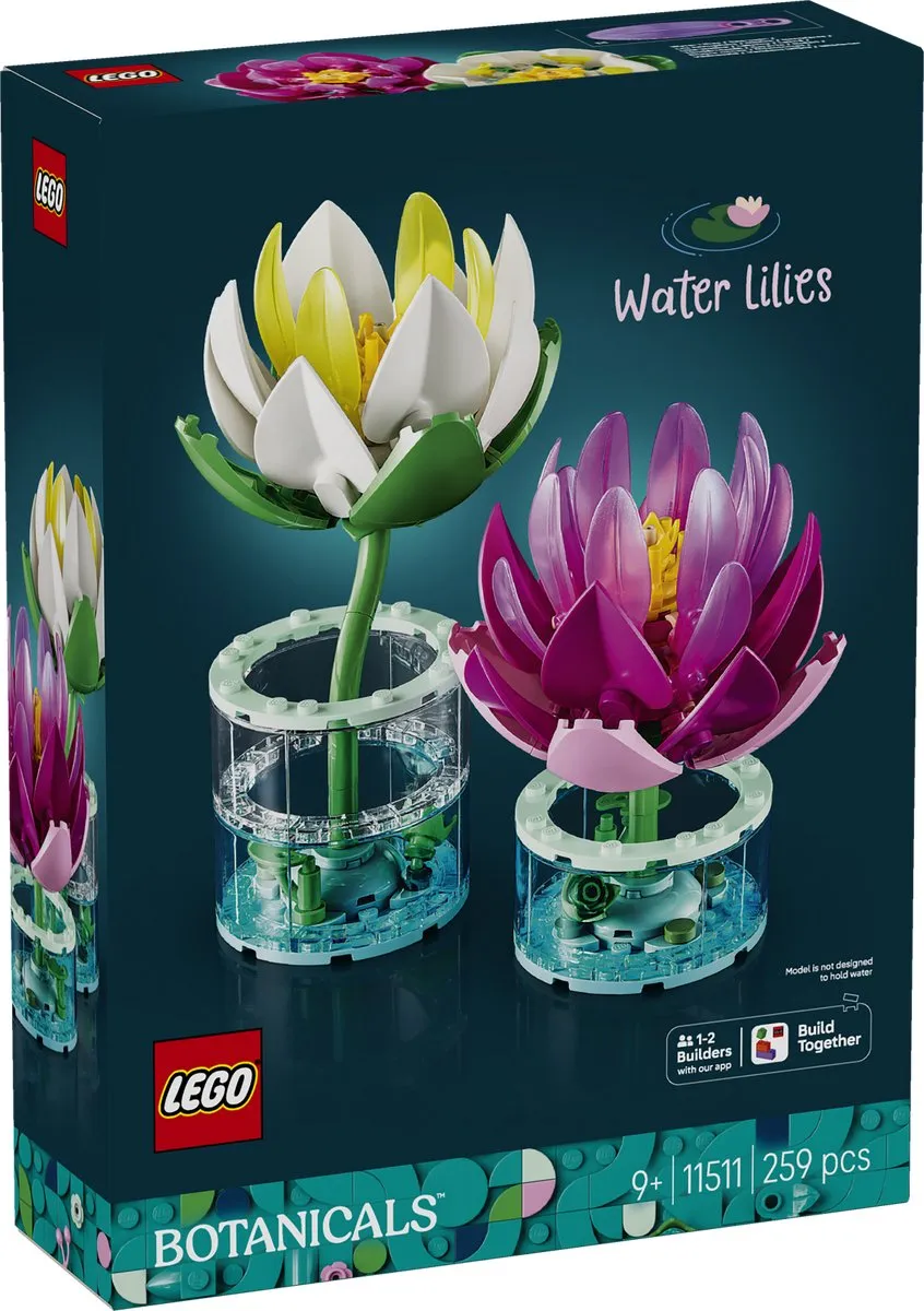 LEGO Botanicals Waterlelies 11511 - 259 Stukken - Multicolor
