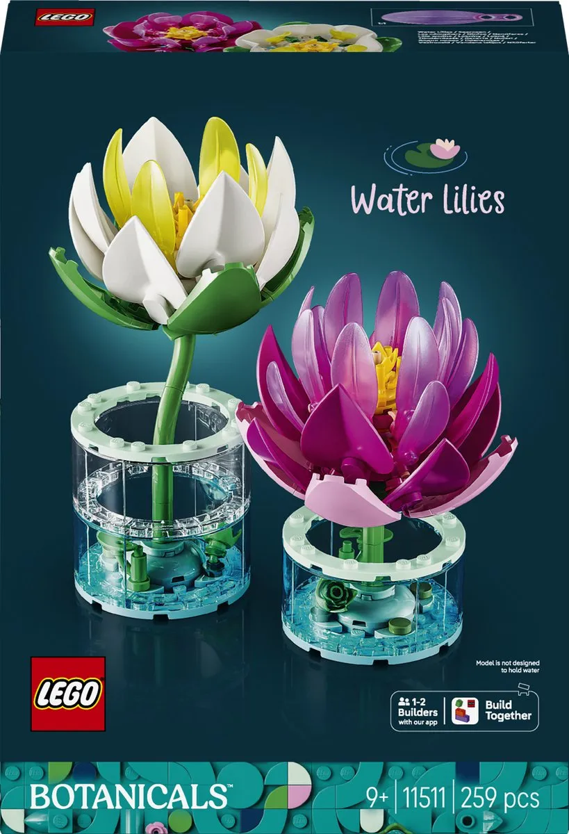 LEGO Botanicals Waterlelies 11511 - 259 Stukken - Multicolor