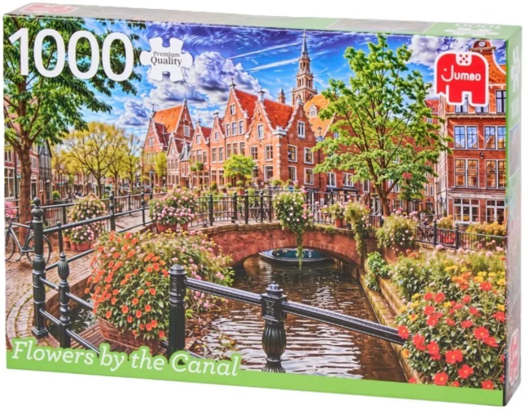 Jumbo Puzzel Flowers by the Canal 1000 Stuks