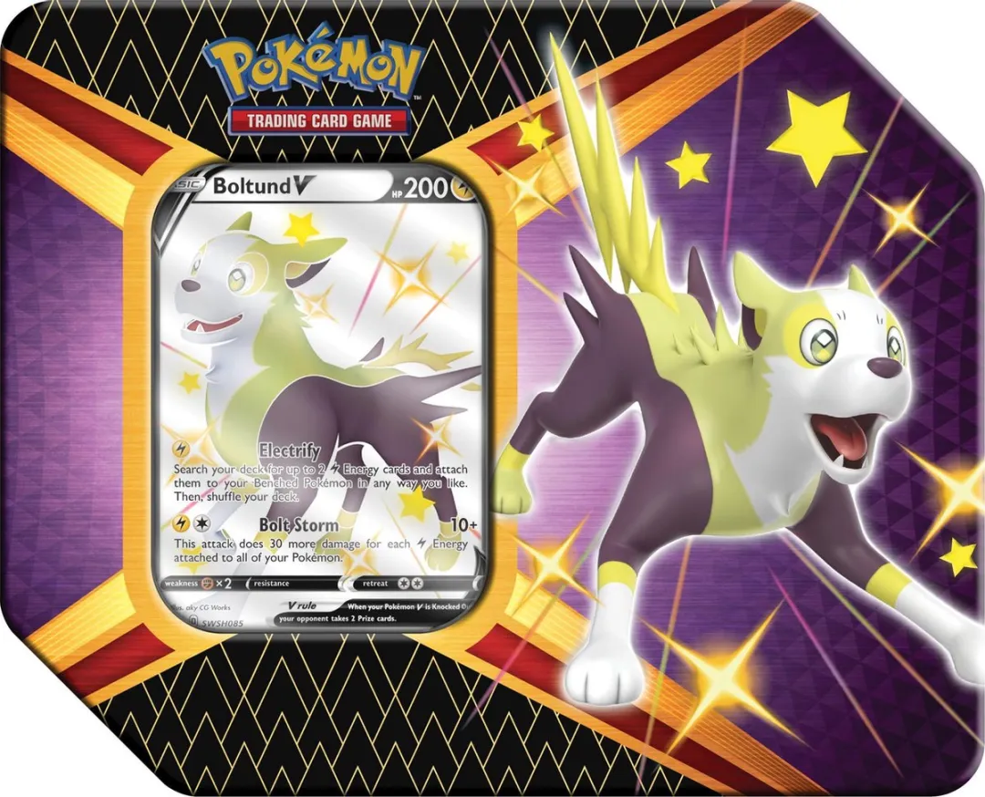 Pokémon Shining Fates Boltund V Kaart