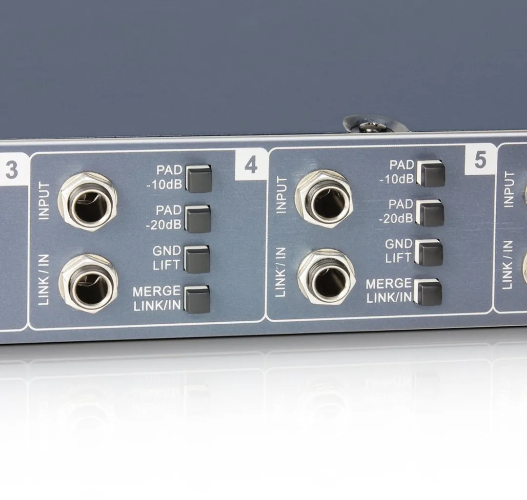 Palmer PAN 16 DI-Box 19" - 8-kanaals Passief