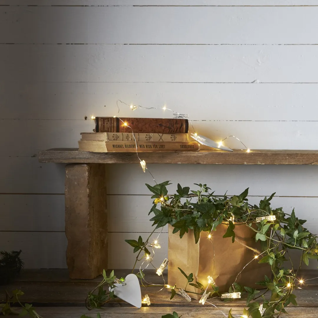 Star Trading Clippy Sprookjesverlichting 2,9m - Transparant - Warm wit