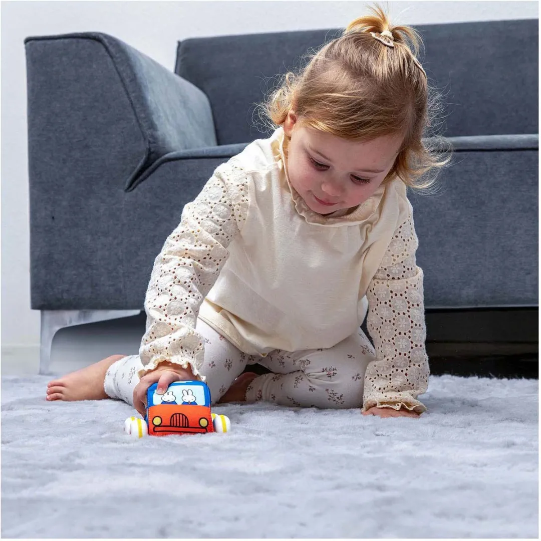 Rubo Toys Nijntje Stoffen Auto 11cm - Meerkleurig