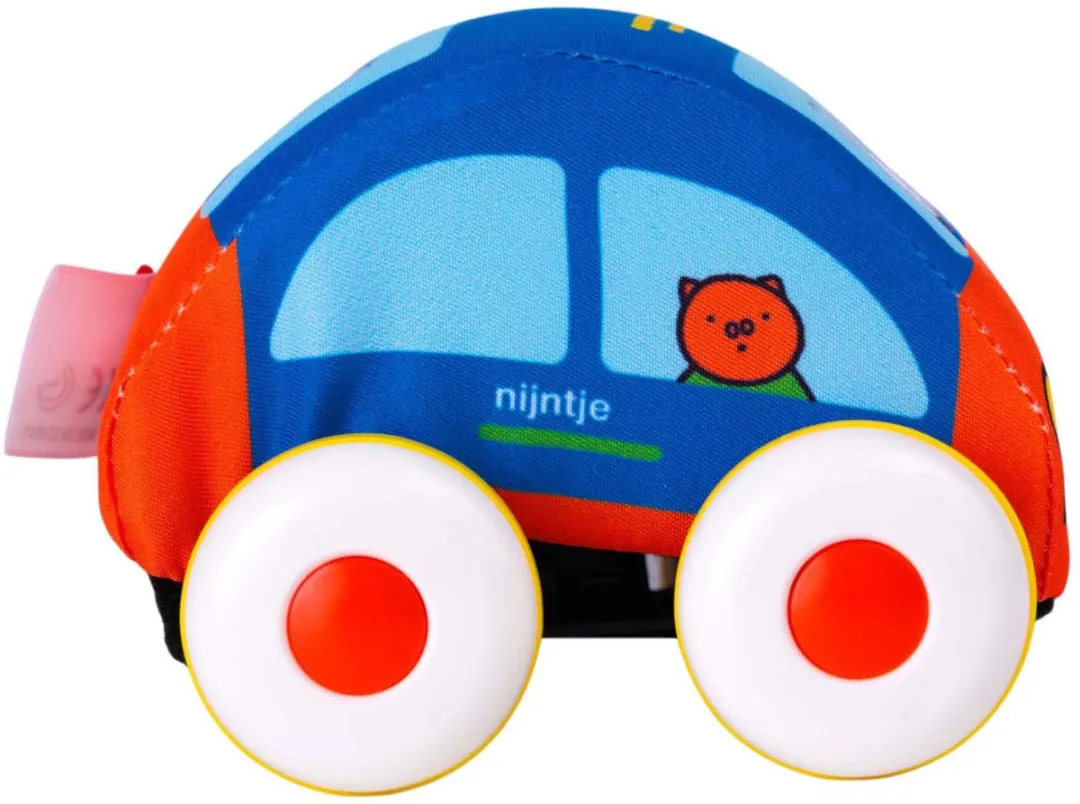 Rubo Toys Nijntje Stoffen Auto 11cm - Meerkleurig