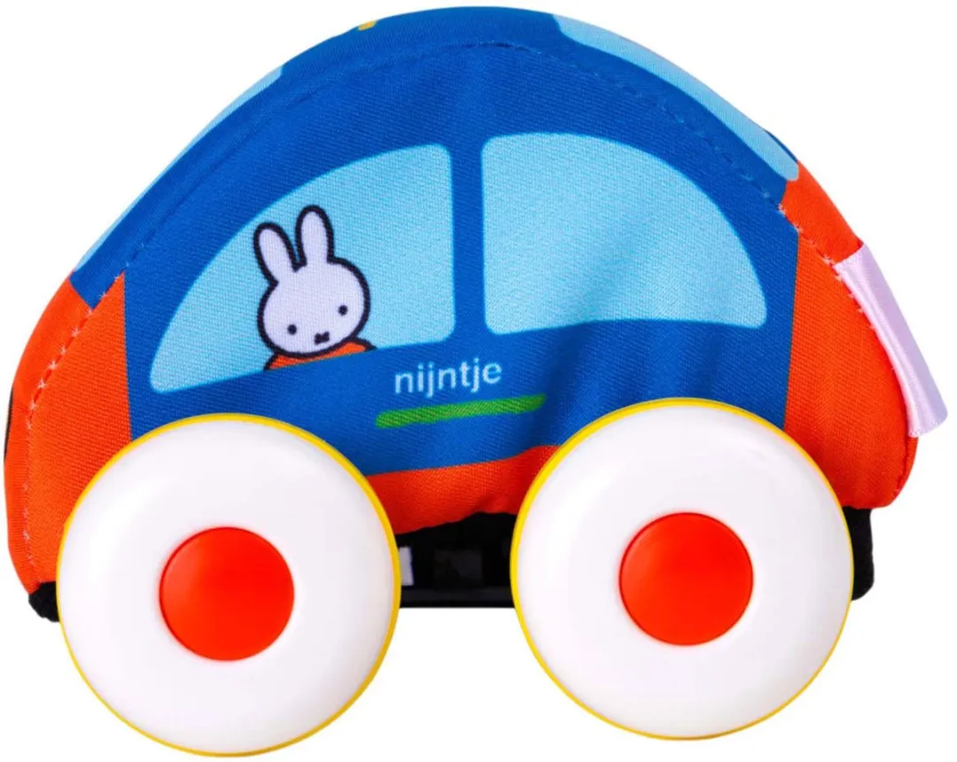 Rubo Toys Nijntje Stoffen Auto 11cm - Meerkleurig