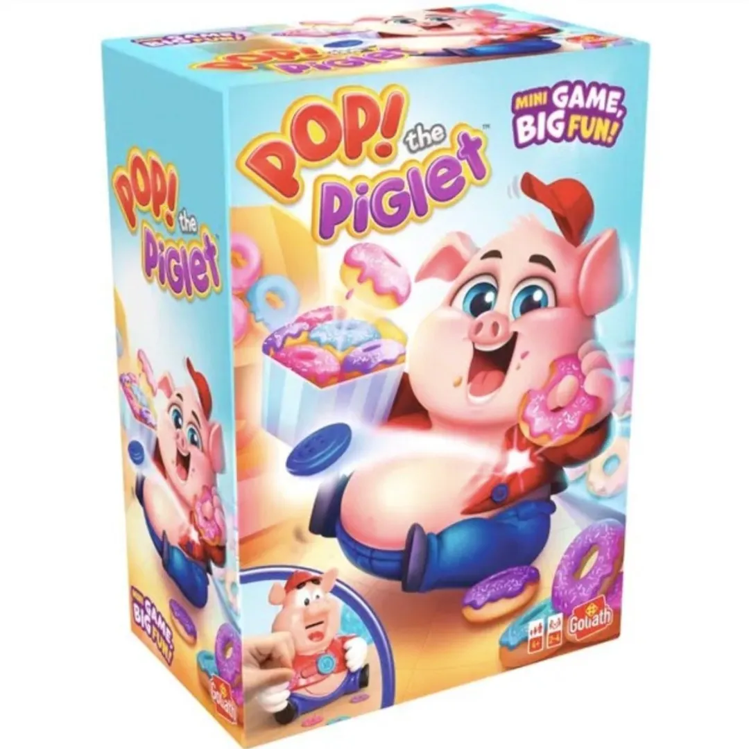 Goliath Pop! The Piglet Minigame - 9 Donutschijfjes - 2-4 Spelers