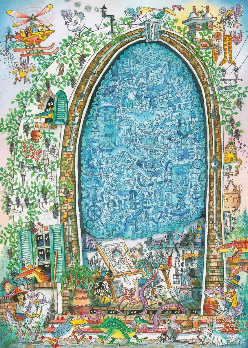 Heye Puzzel Puz.Artist's Mind 1000 3hk 10003 Stuks