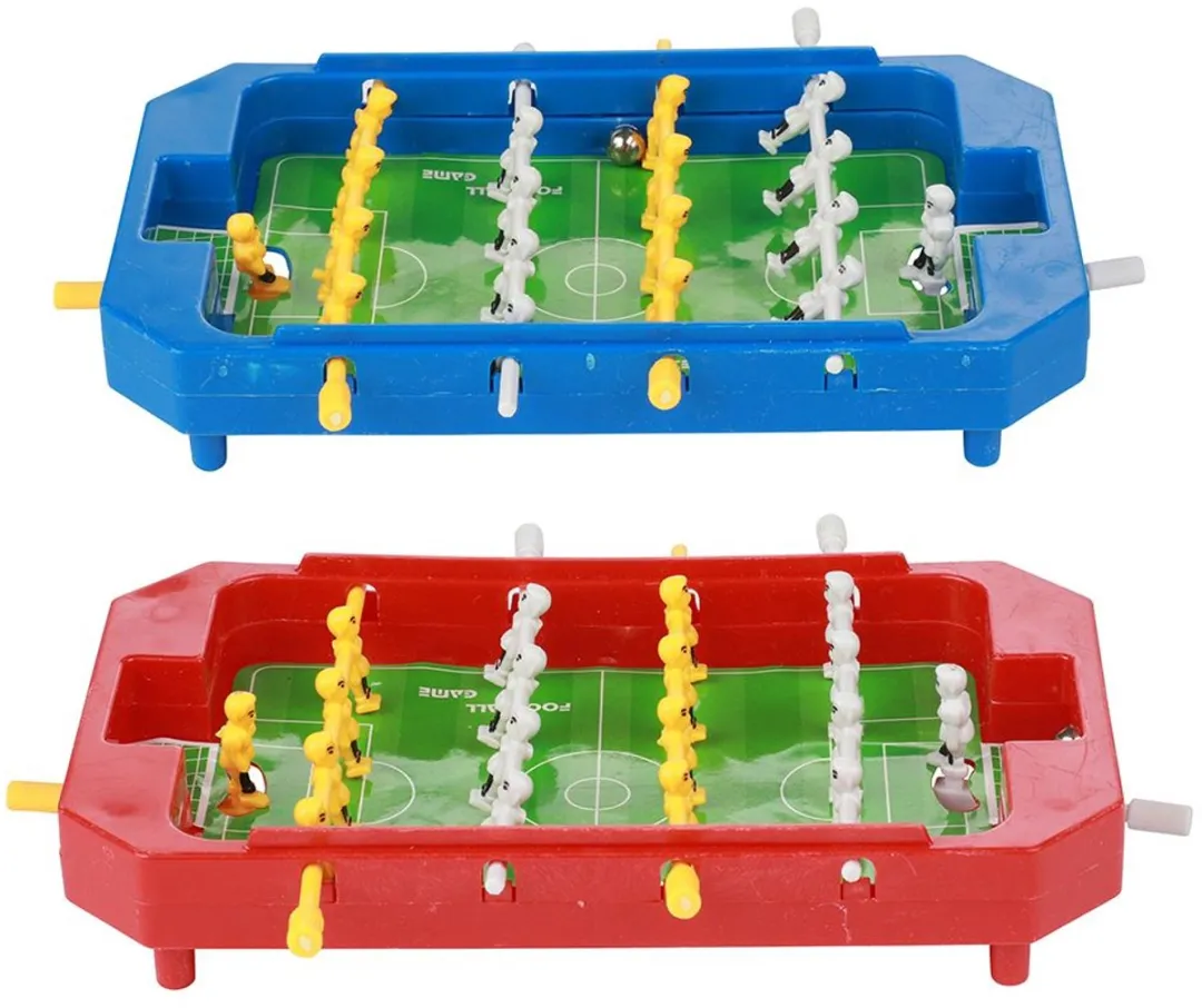 Toi-Toys Mini Tafelvoetbalspel Blauw 17x12,5x3cm