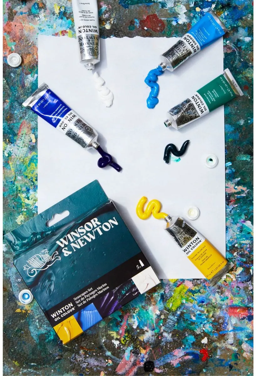 Winsor & Newton Winton Olieverf Set Seascape - 5x37ml
