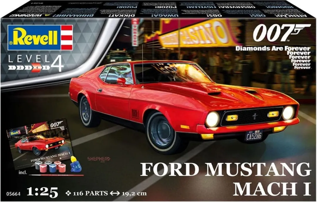 Revell 05664 Ford Mustang I James Bond 007 Modelbouwpakket 1:25 - Multi