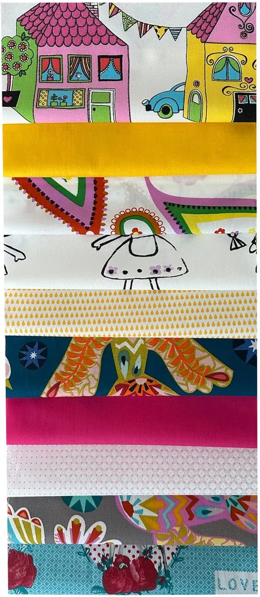 BINK Bedding Stoffenlapjes SUMMER 25x25cm