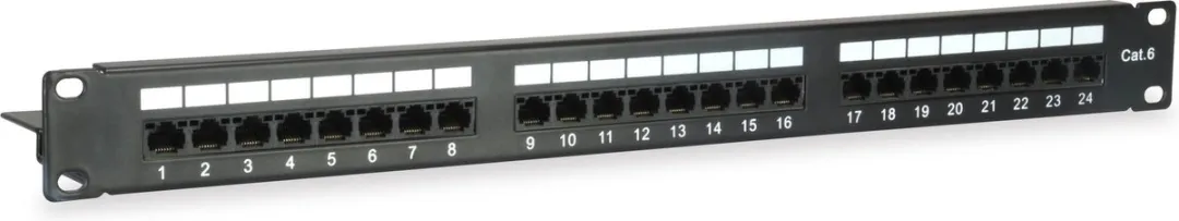 Equip Patchpanel 24x RJ45 Cat6 1HE
