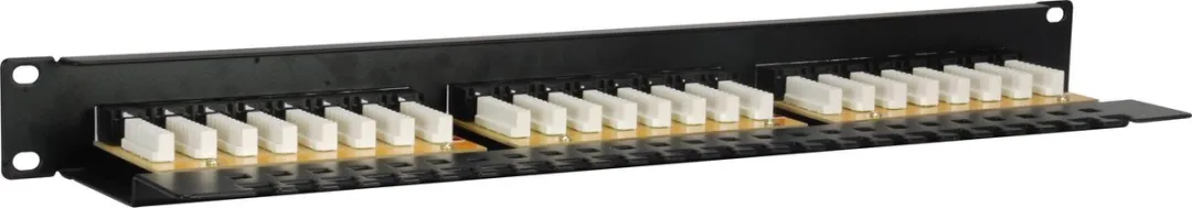 Equip Patchpanel 24x RJ45 Cat6 1HE - Zwart