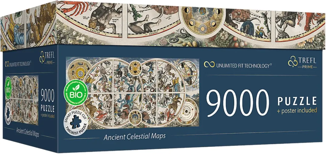 Trefl Legpuzzel Oude Hemelkaarten 1000 Stuks - Multicolor
