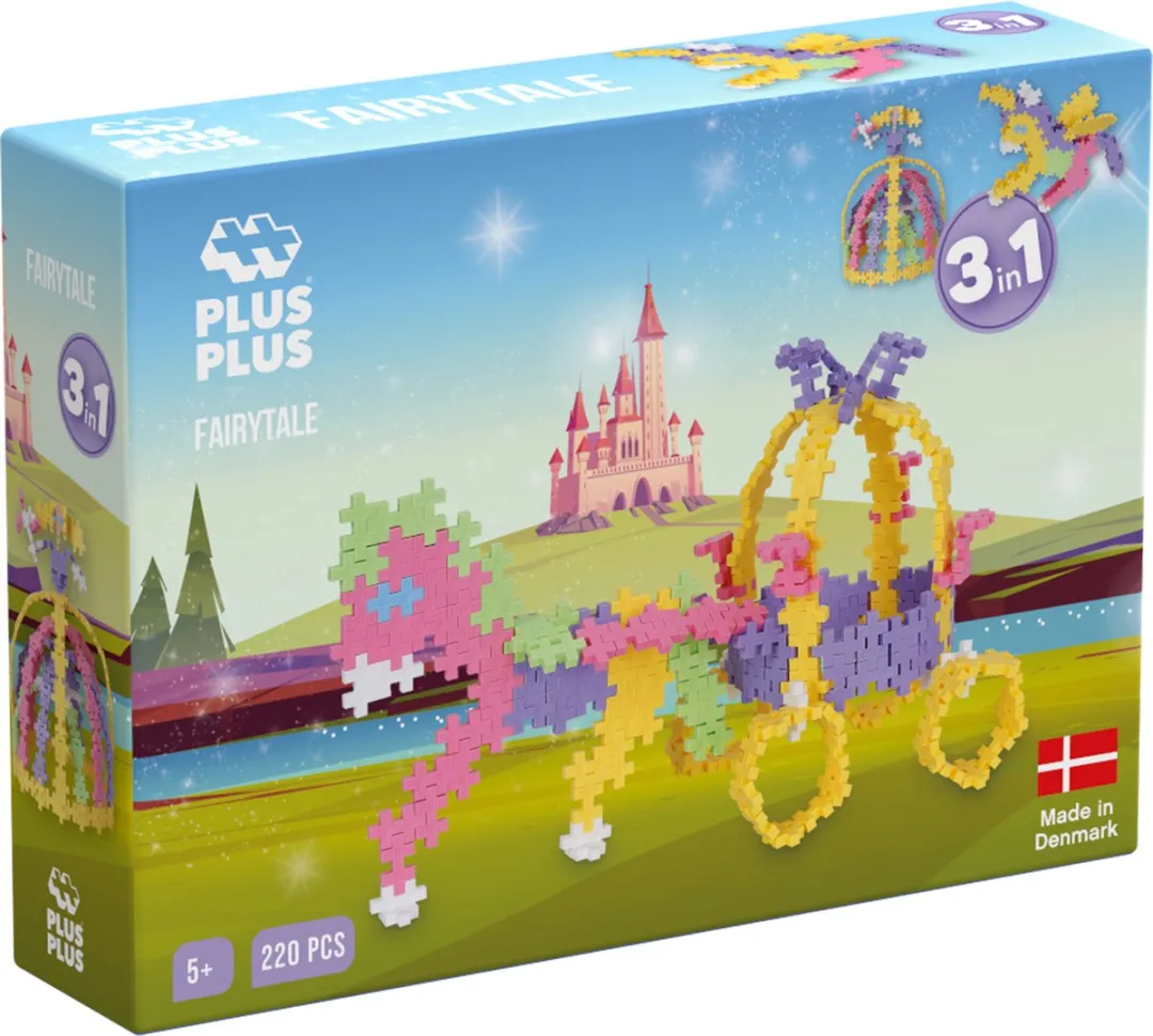 Plus-Plus Mini Pastel Sprookjes Constructiespeelgoed 220 Stuks - Multicolor