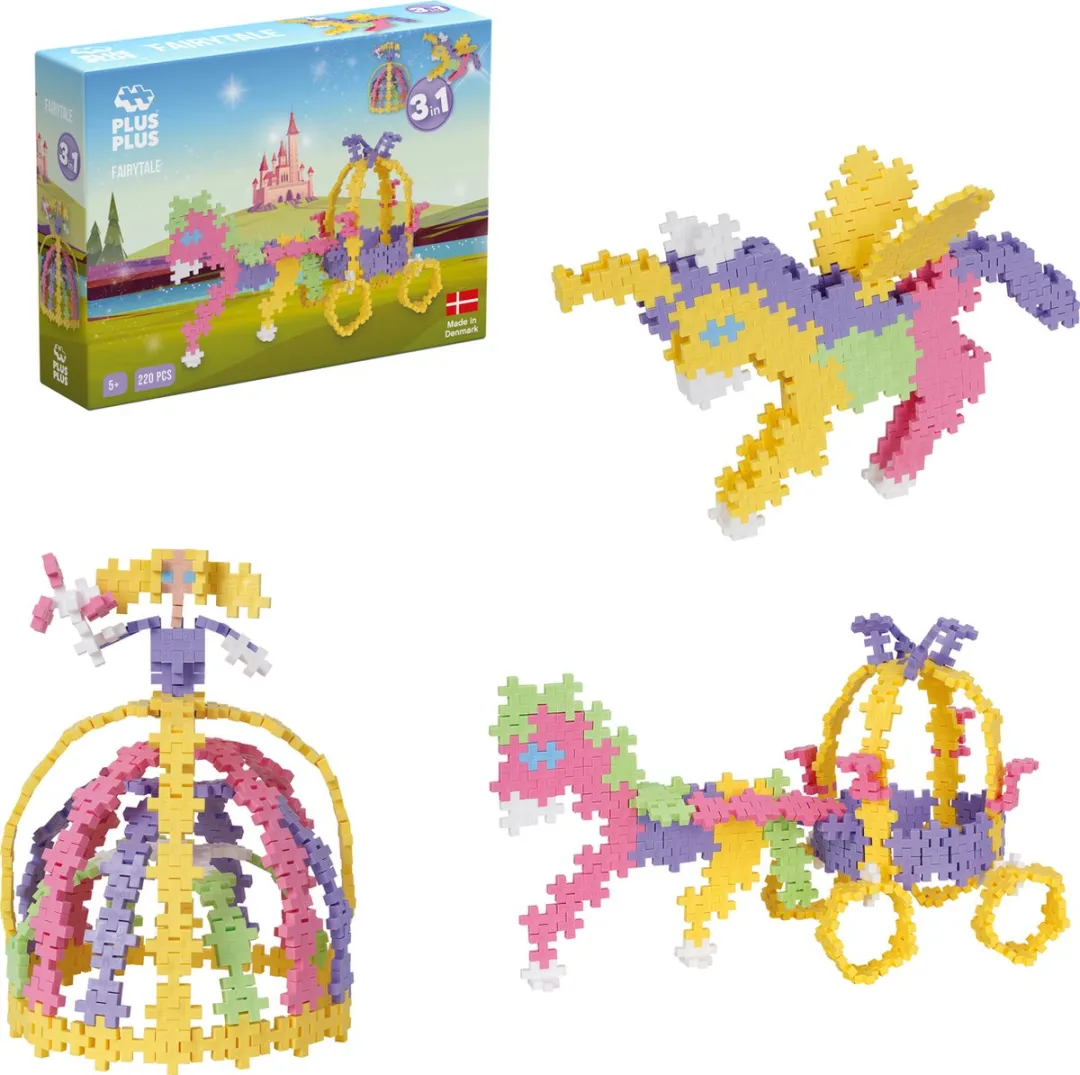Plus-Plus Mini Pastel Sprookjes Constructiespeelgoed 220 Stuks
