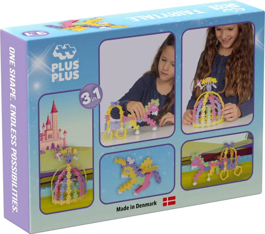 Plus-Plus Mini Pastel Sprookjes Constructiespeelgoed 220 Stuks - Multicolor
