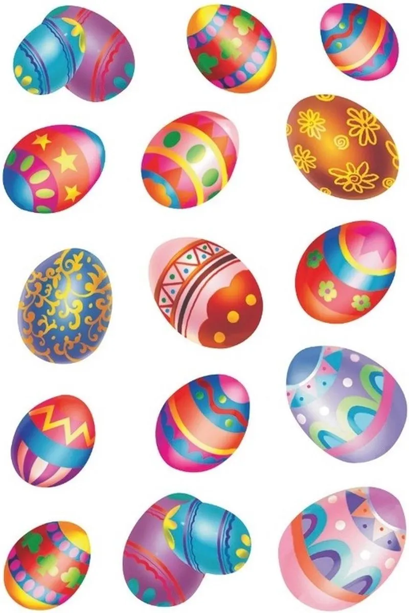 Herma Paaseieren Stickers Glitter