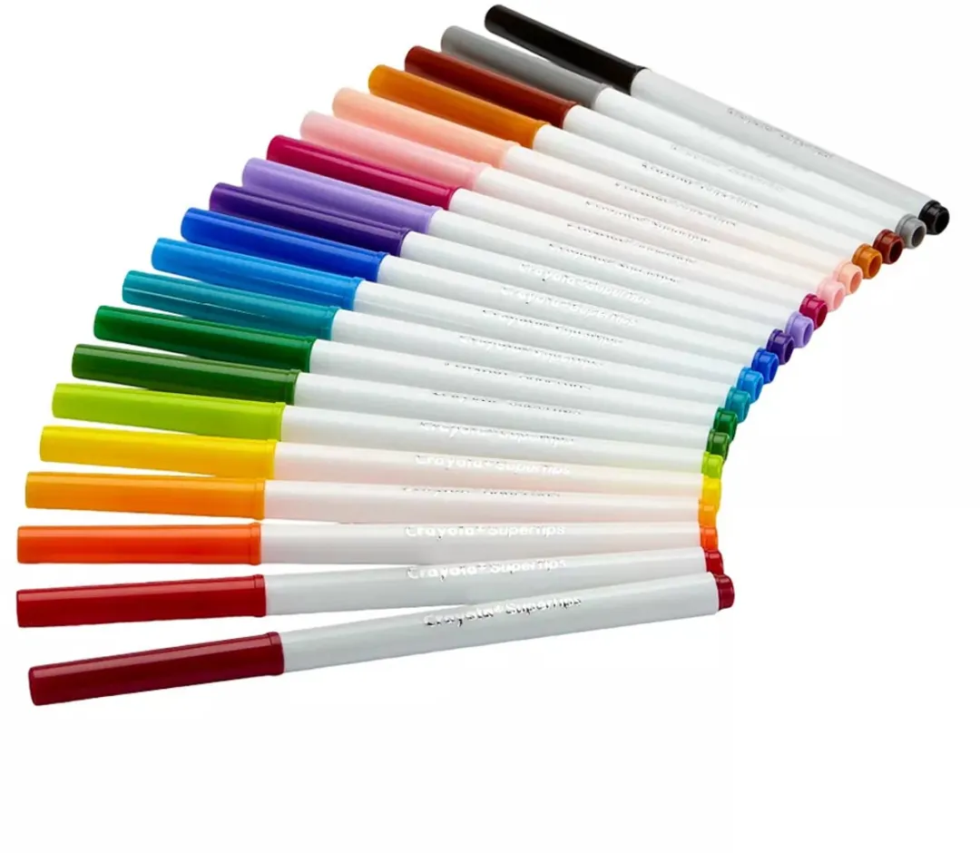 Crayola Super Tips Wasbare Markers 20 Stuks - Multicolor