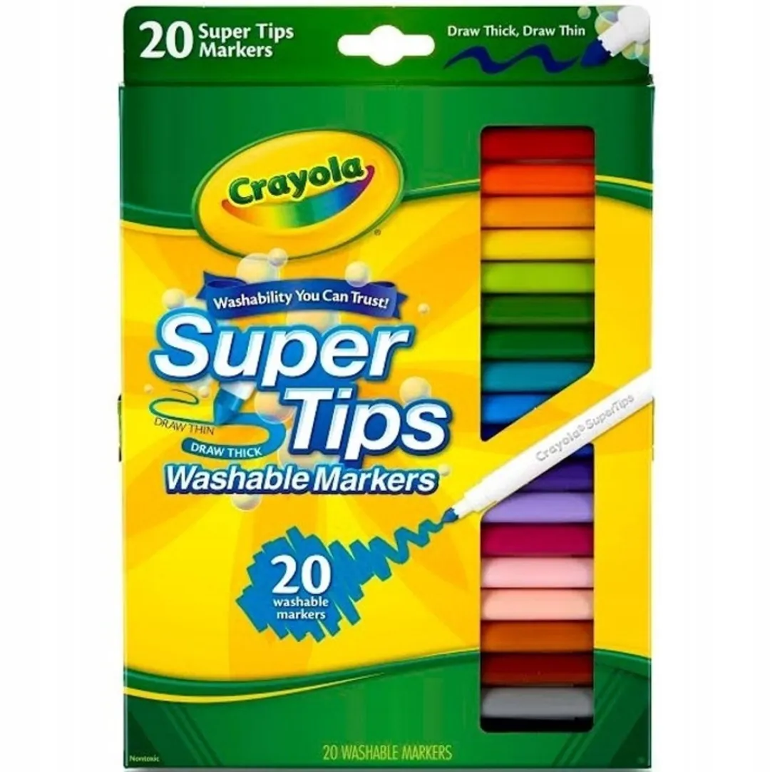 Crayola Super Tips Wasbare Markers 20 Stuks