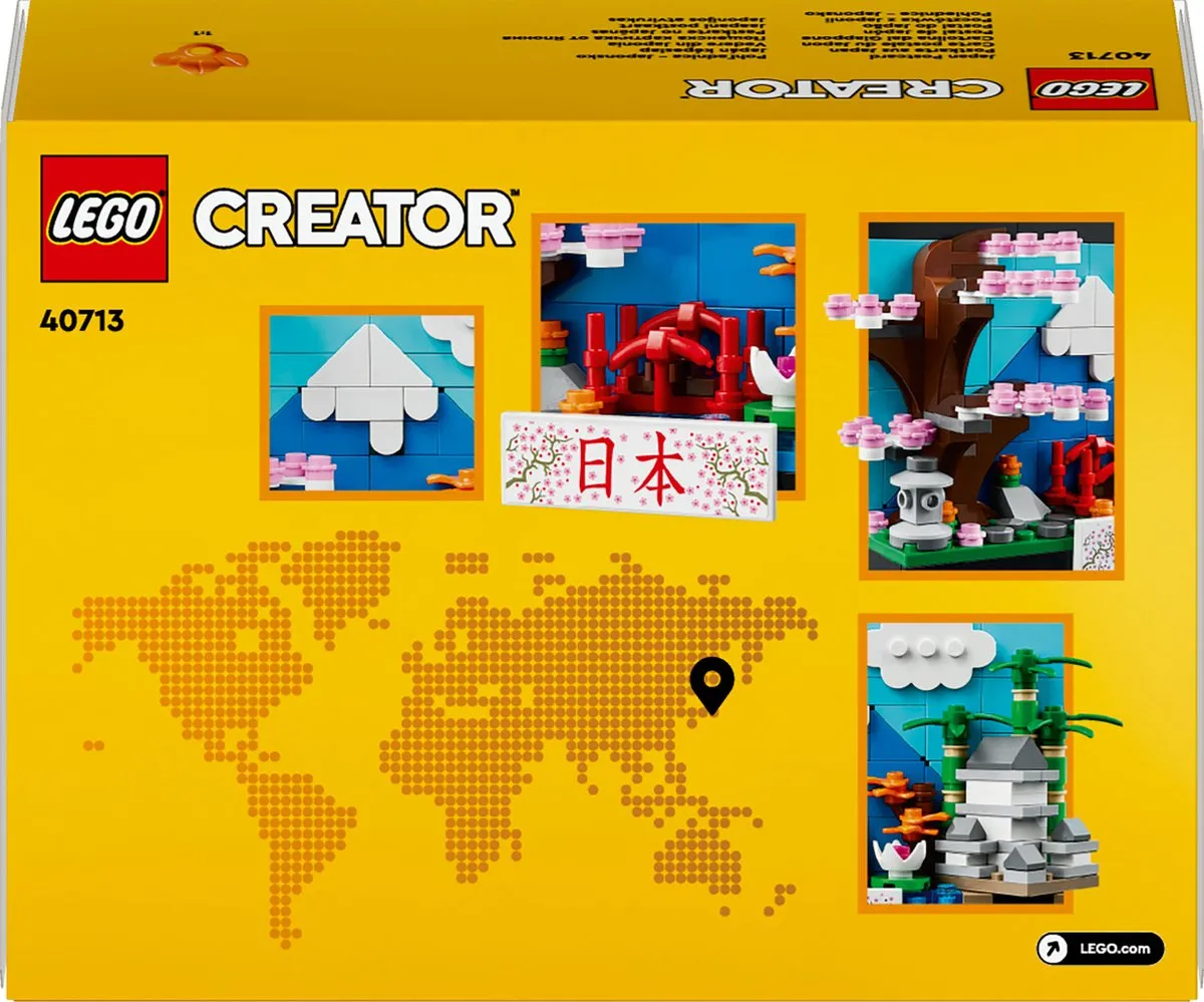 LEGO 40713 Ansichthouder Japan - 262 Stukken - Blauw