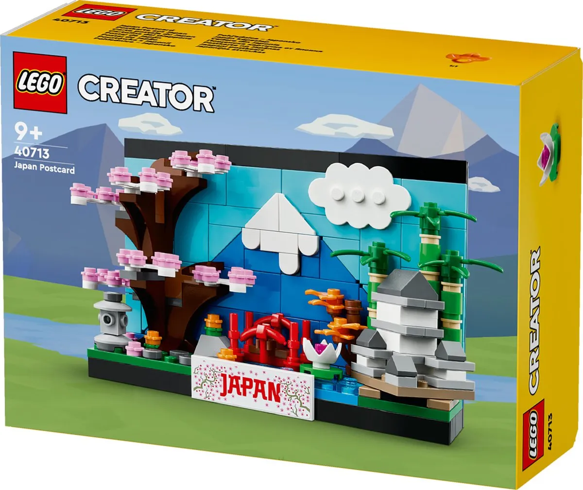 LEGO 40713 Ansichthouder Japan - 262 Stukken - Blauw