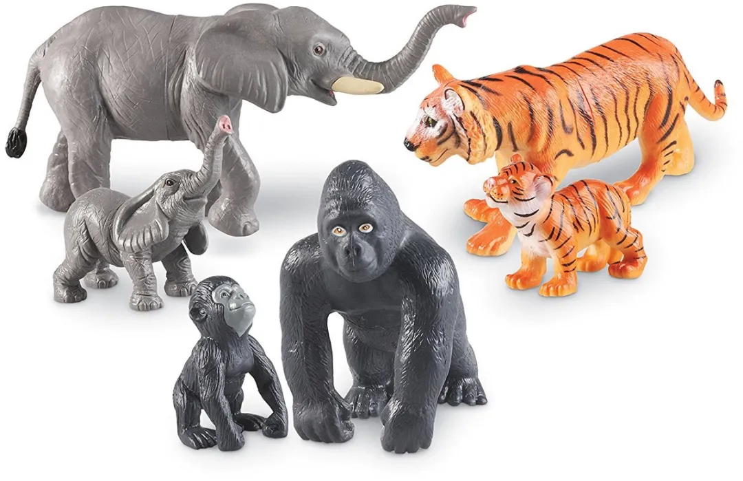 Learning Resources Jumbo Jungle Animals Meerkleurig