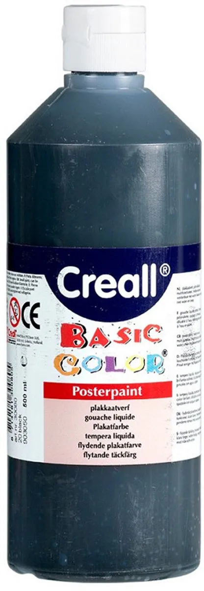 Creall Plakkaatverf 500ml - Zwart