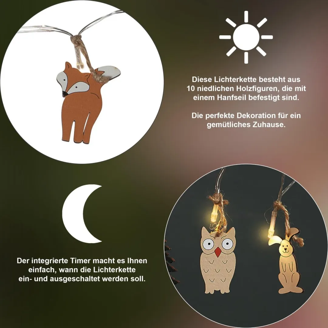 Star Trading Forest Friends Kerstverlichting - Meerkleurig