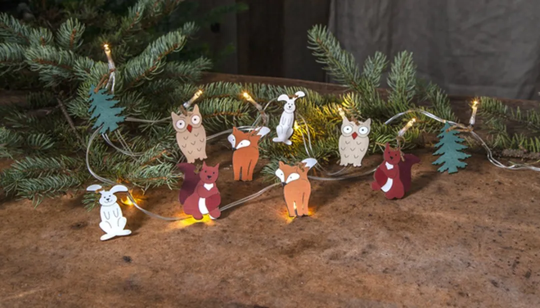 Star Trading Forest Friends Kerstverlichting - Meerkleurig