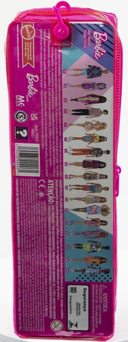 Barbie Fashionistas HBV21 Gebloemde Jurk - Multicolour