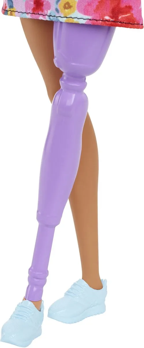Barbie Fashionistas HBV21 Gebloemde Jurk - Multicolour