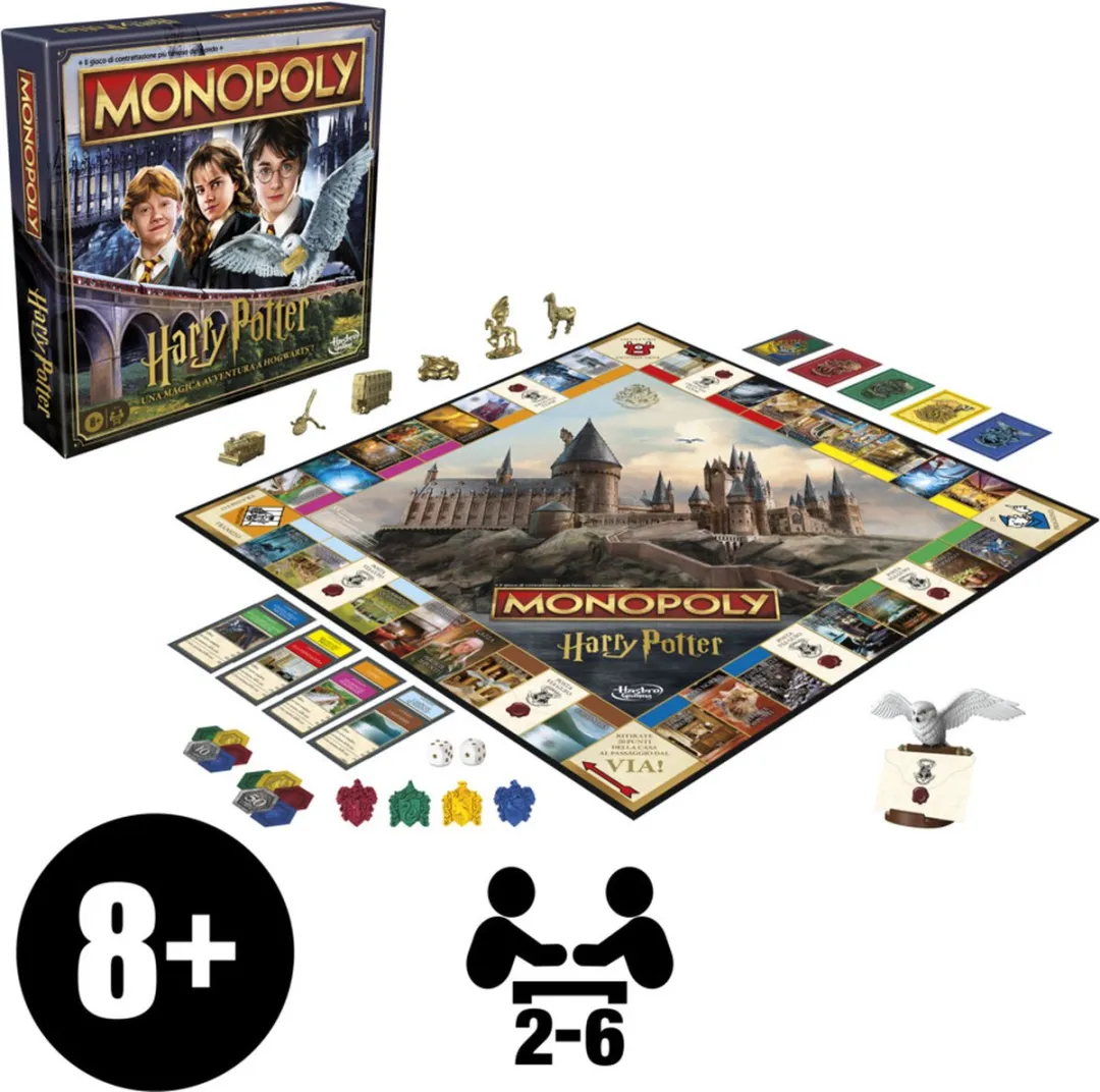 Hasbro Gaming Monopoly Harry Potter - 2-6 Spelers - afbeelding 3 van 3