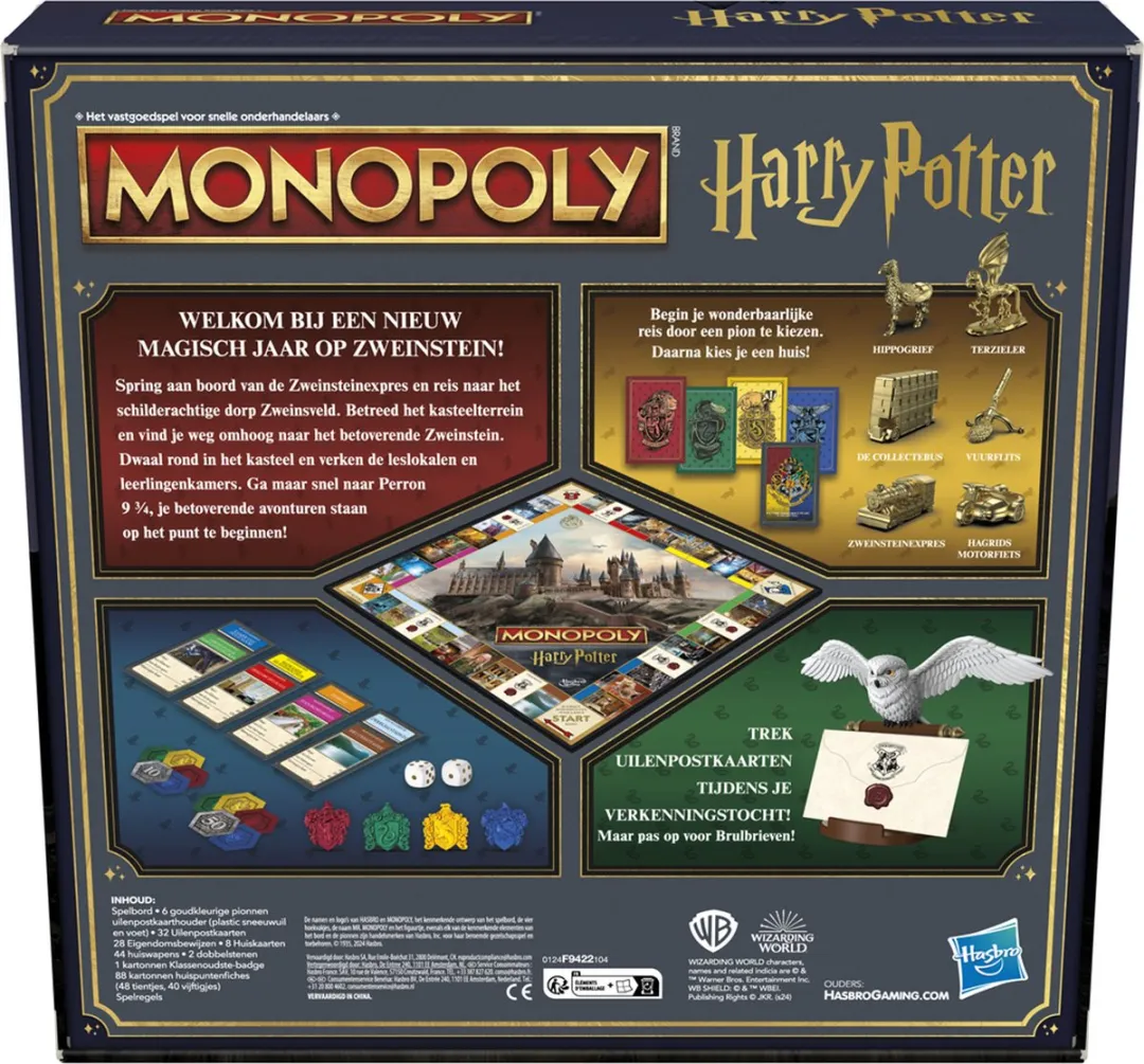 Hasbro Gaming Monopoly Harry Potter - 2-6 Spelers - afbeelding 2 van 3