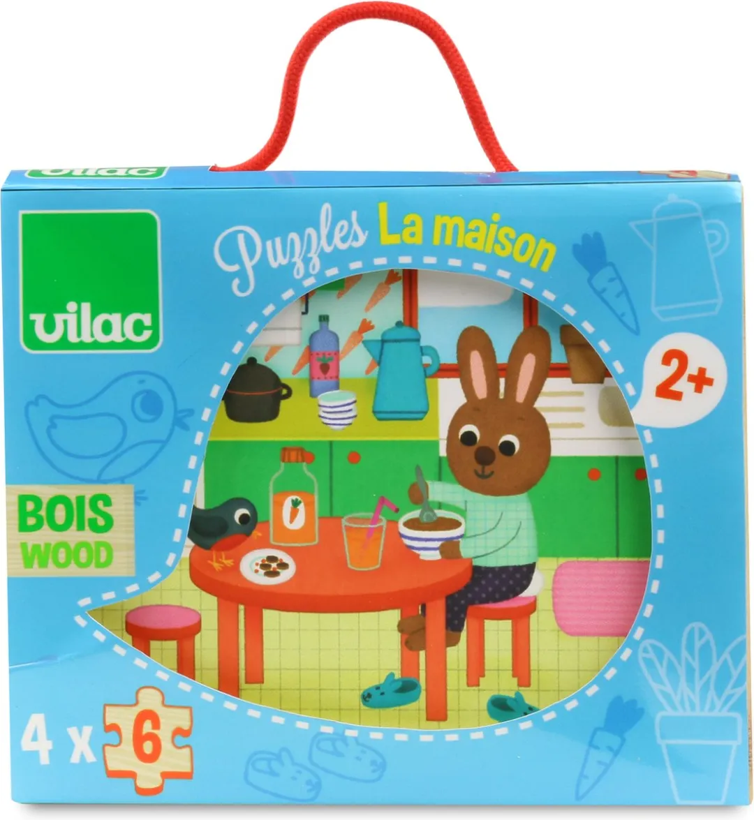 Vilac Puzzel Dieren 24 Stuks