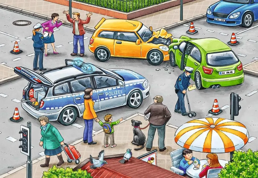 Ravensburger Contourpuzzel 12 Stuks - Meerkleurig - afbeelding 2 van 3
