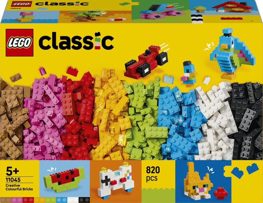 LEGO Classic 11045 Bouwset - 820 Stenen - Meerkleurig