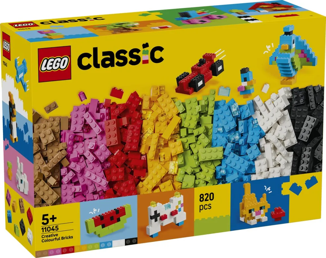 LEGO Classic 11045 Bouwset - 820 Stenen - Meerkleurig